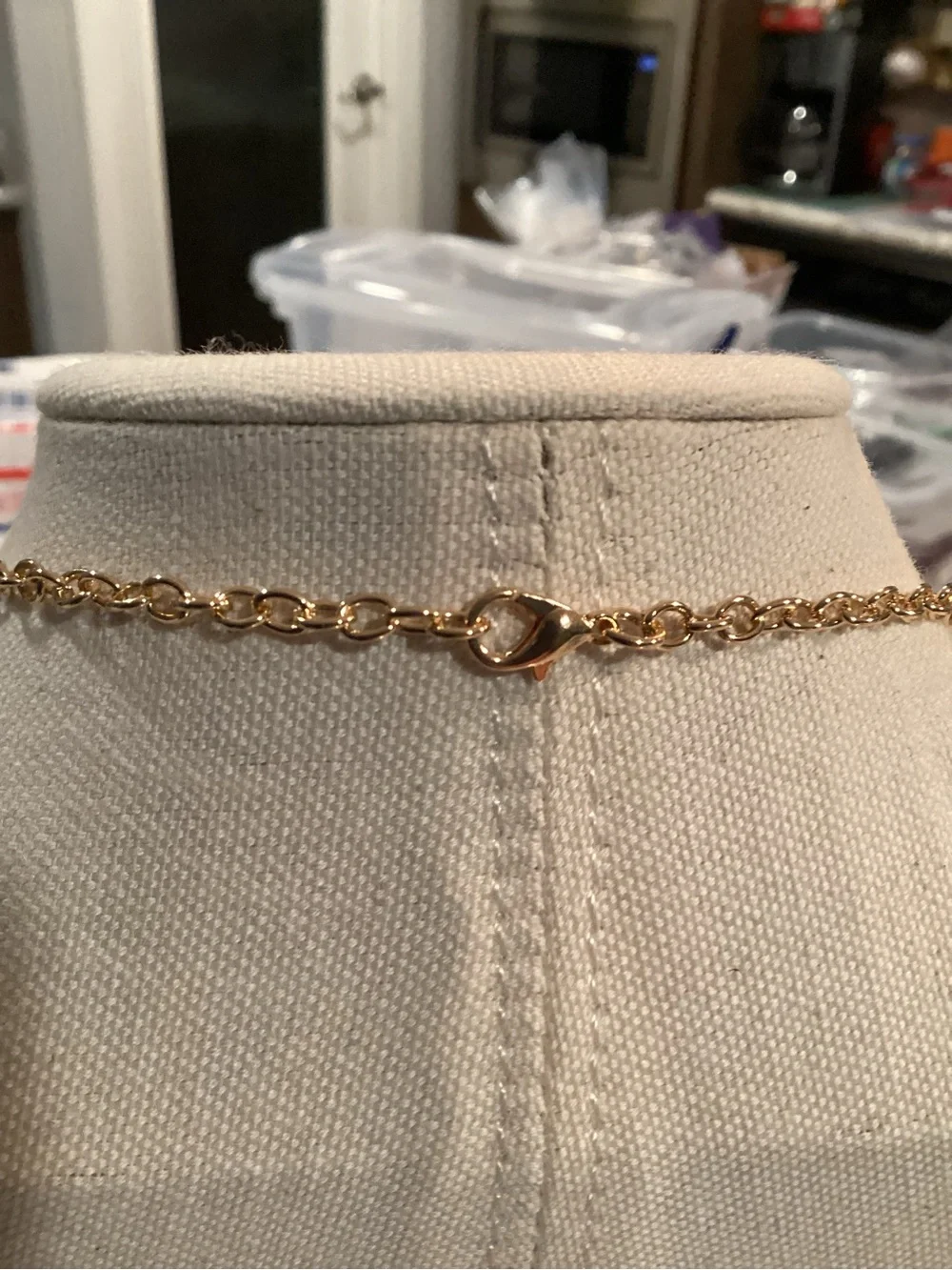 Vintage Joan Rivers Bead Layered Necklace shades of gold